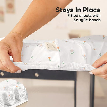 2-Pack Mini Crib Sheets Fitted - Image 6