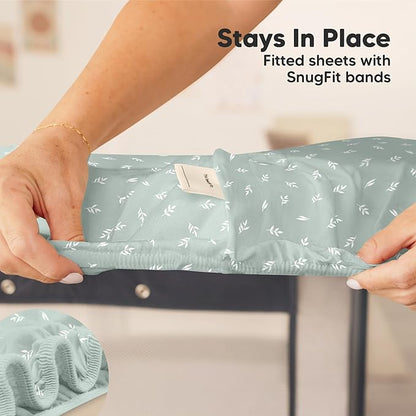 2-Pack Mini Crib Sheets Fitted - Image 6