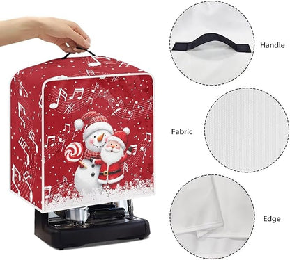 Coffee Maker Cover for Kitchen Counter Christmas Santa Claus Coffee Machine - Image 5