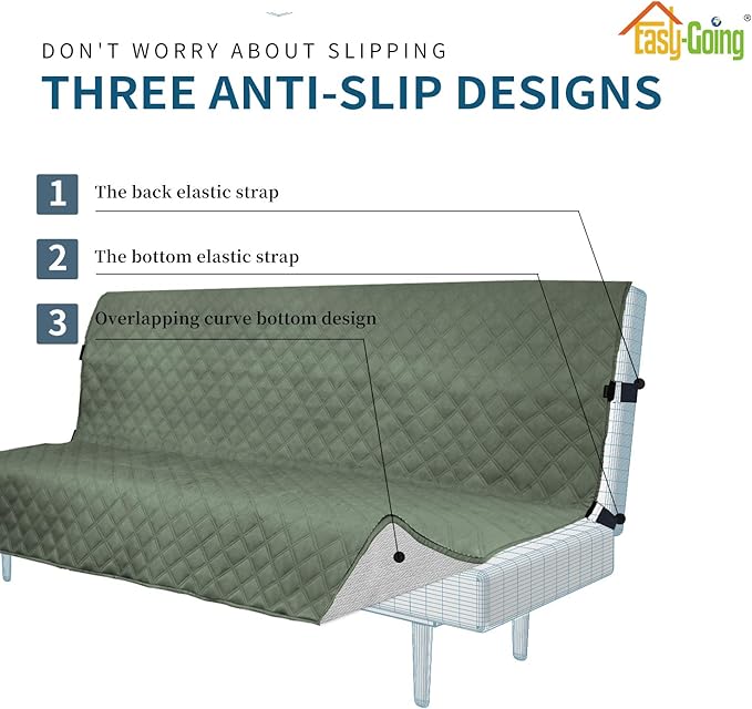 Easy-Going Sofa Slipcover Futon Cover Waterproof Couch Cover Furniture - Image 3