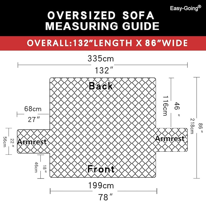 Easy-Going Reversible Oversized Couch Cover - Image 5