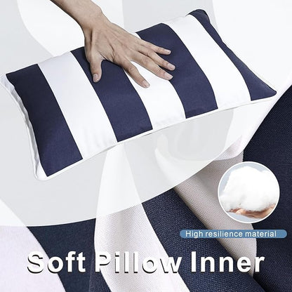 JMGBird Outdoor Lumbar Pillows, Waterproof Throw Pillows - Image 5