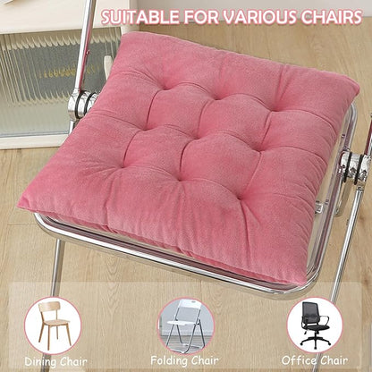 4 Pack Square Seat Cushion Chair Pads - Image 5
