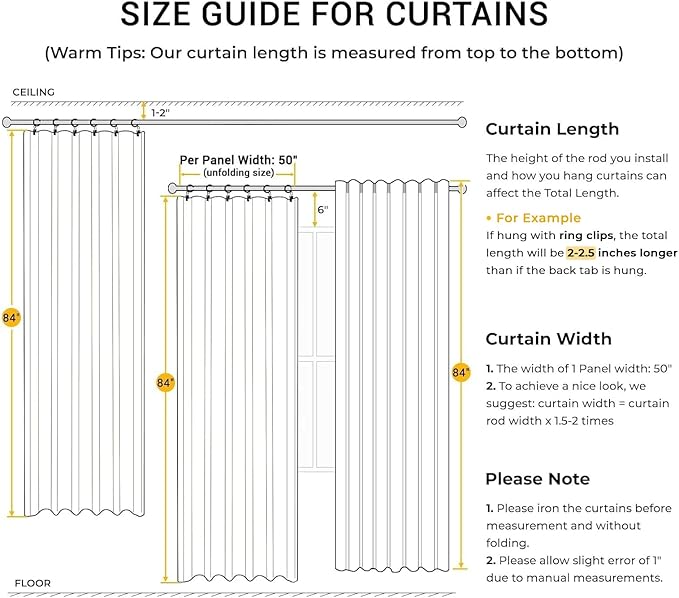 INOVADAY 100% Blackout Curtains - Image 4