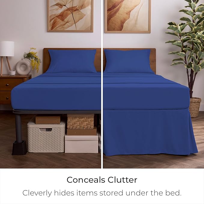 Mellanni Bed Skirt Twin Size - Image 3