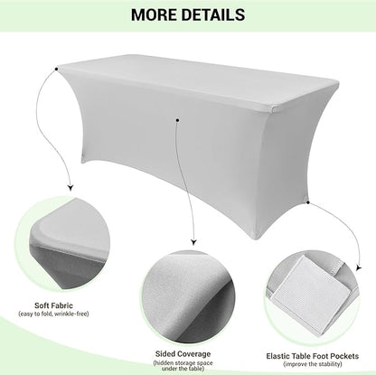 Obstal 4Ft Stretch Spandex Table Cover - Image 3