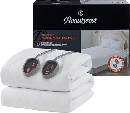 Beautyrest Cotton Blend Heated Mattress Pad Secure Comfort Technology - Image 12