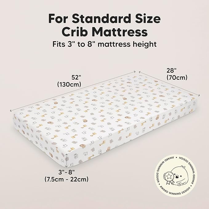KeaBabies 2-Pack Baby Crib Sheets - Image 3