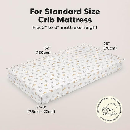 KeaBabies 2-Pack Baby Crib Sheets - Image 3