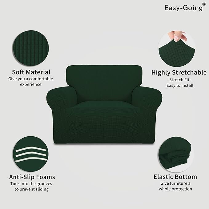 Easy-Going Stretch Oversized Chair Sofa Slipcover 1-Piece Couch Sofa Cover - Image 3