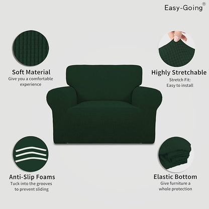 Easy-Going Stretch Oversized Chair Sofa Slipcover 1-Piece Couch Sofa Cover - Image 3