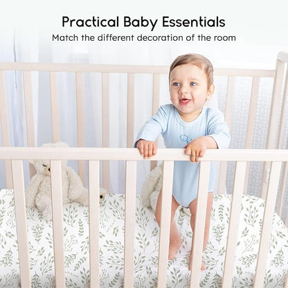 Yoofoss Baby Crib Sheets for Boys Girls, Fitted Crib Sheet 2 Pack for Standard - Image 6