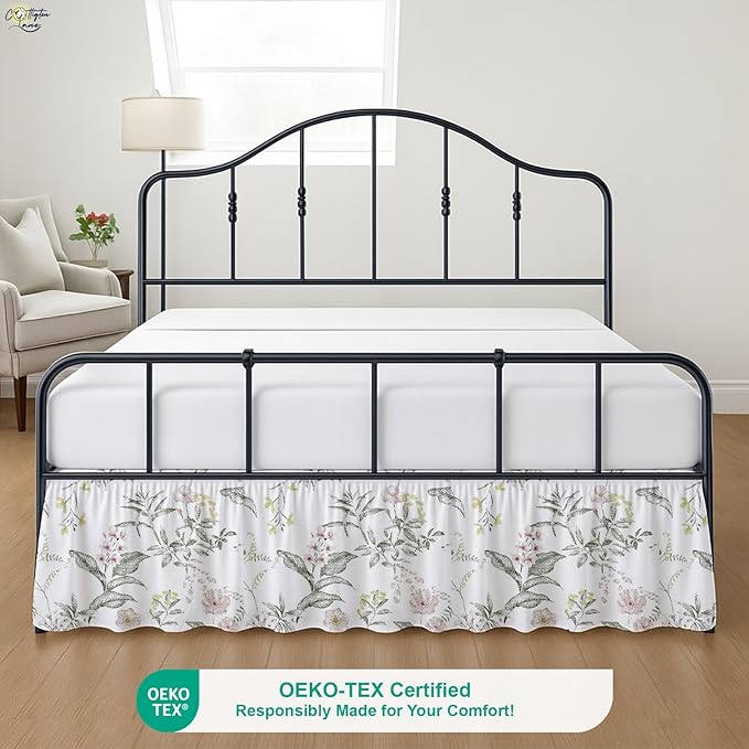 Cottington Lane Ruffled Bed Skirt Twin Size - Image 2
