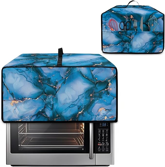 Toaster Oven Dust Cover with Storage Pockets, Dust Protection Smart Oven Cover - Image 2