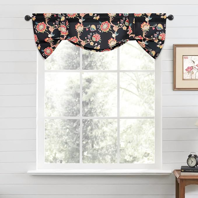Leeva Tie-up Shade Curtains Valance - Image 2