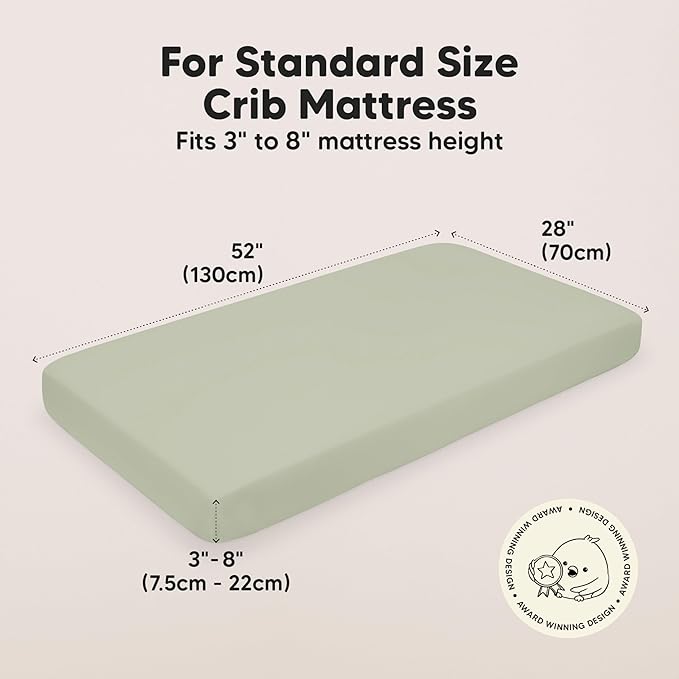 KeaBabies 2-Pack Baby Crib Sheets - Image 3