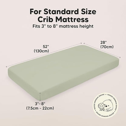 KeaBabies 2-Pack Baby Crib Sheets - Image 3