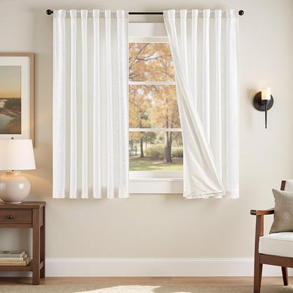 jinchan Winslow Lined Linen Curtains by JINCHAN