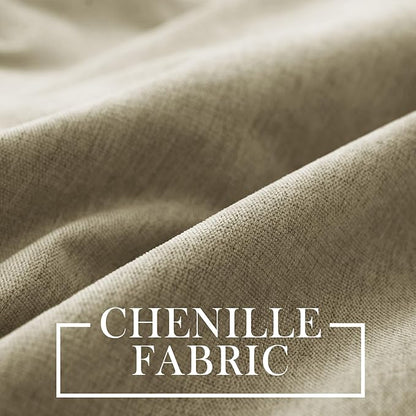 Macochico 100% Blackout Curtains Luxury Chenille Curtains - Image 3