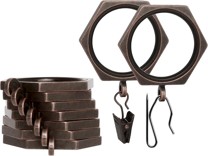 BlastHome® Luxury Curtain Rings by BlastHome