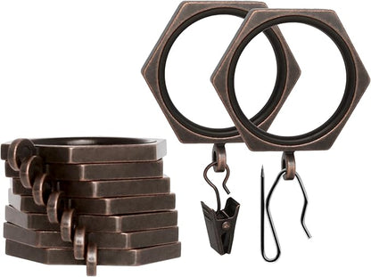 BlastHome® Luxury Curtain Rings by BlastHome