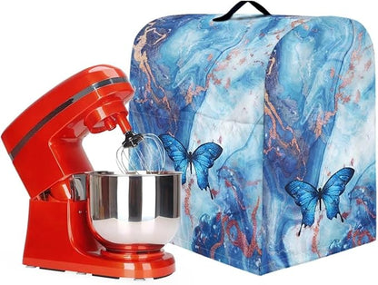 Blue Marble and Butterfly Mixer Covers Stand Mixer Dustproof Cover Compatible - Image 3