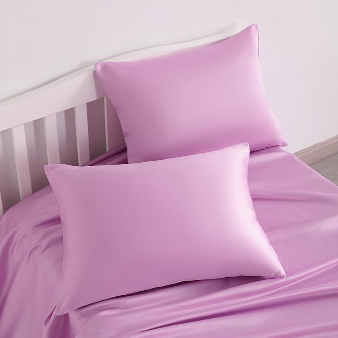 NTBAY Zippered Silk Satin Toddler Pillowcases - Image 6