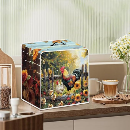 Mumeson Sunflower Coffee Maker Cover, Modern Stand Mixer Cover, Extra Large - Image 6