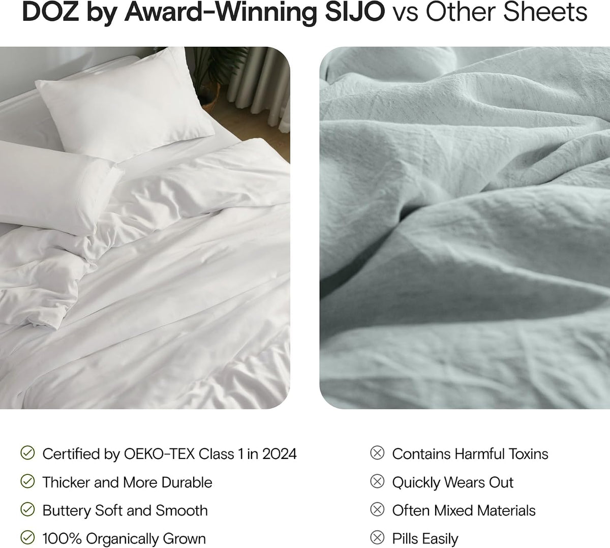 doz sheet set, 100% viscose derived from bamboo, package contents