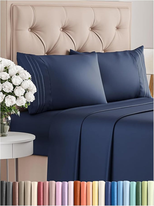 Queen Size 4 Piece Sheet Set by CGKUnlimited
