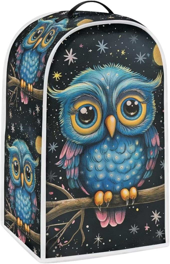 Cartoon Owl Blender Covers for Kitchen Cute Small Appliance Covers Universal by HUISEFOR
