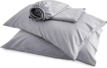 Bedsure Queen Sheet Set, Rayon Derived from Bamboo, Cooling Sheets, Deep Pocket - Image 8