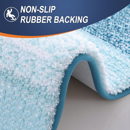 OLANLY Bathroom Runner Rugs 54x24, Extra Soft Absorbent Microfiber Bath Rugs - Image 4