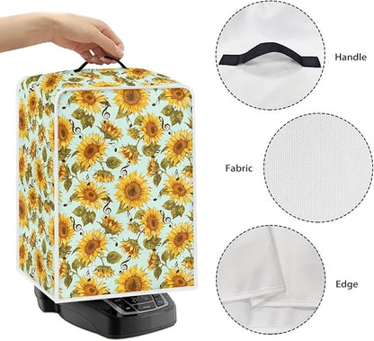 Mumeson Sunflower Blossom Coffee Maker Cover Stand Mixer or Coffee Machine - Image 4