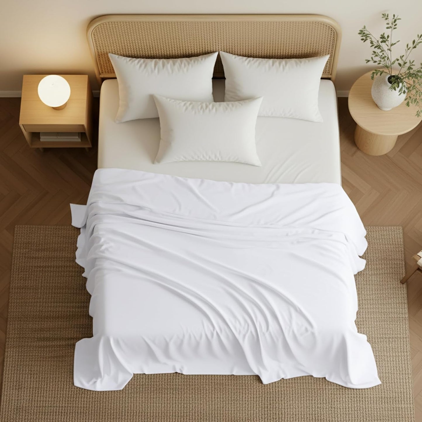 Utopia Bedding Flat Sheet - 1 Pack (Twin, White) - Soft Brushed Microfiber Fabric - Shrinkage & Fade Resistant Top Sheet - Easy Care Bed Sheet