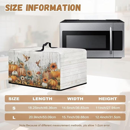Microwave Oven Dust Cover, Thanksgiving Hummingbird Polyester Dust Cover - Image 6
