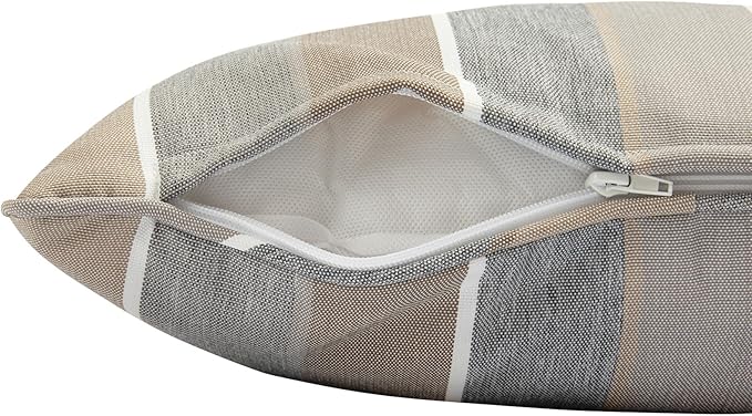 Outdoor Lumbar Pillows Water Resistant 12x20 inch, Decorative Throw Pillow Set - Image 5
