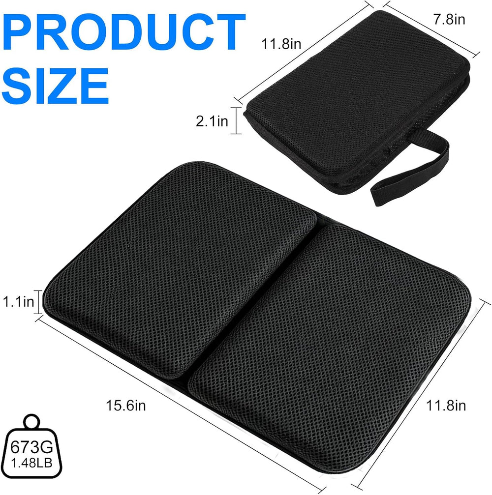 Gel Airplane Seat Cushion,Foldable Travel Seat Cushion,Portable Comfort