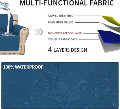 Easy-Going Waterproof Oversized Loveseat Covers Leakproof Couch Cover - Image 3