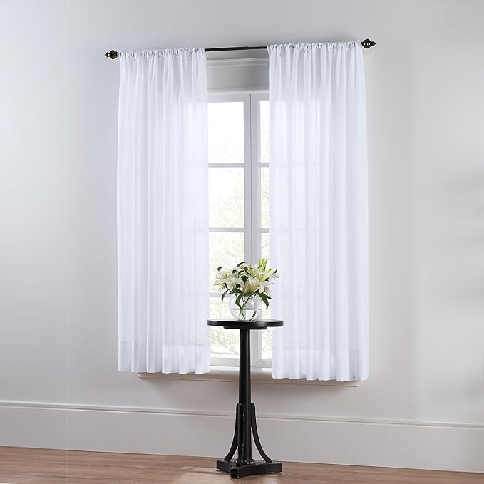SmartSheer Thermoregulating Semi-Sheer Curtains – Energy-Saving Privacy Panels by SmartSheer