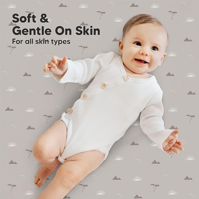 2-Pack Mini Crib Sheets Fitted - Image 4