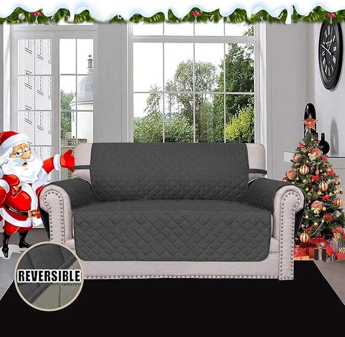 Easy-Going Reversible Loveseat Couch Cover - Image 2