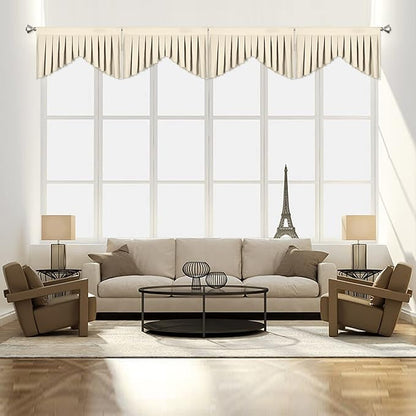 Beige Valances for Windows by OYRING