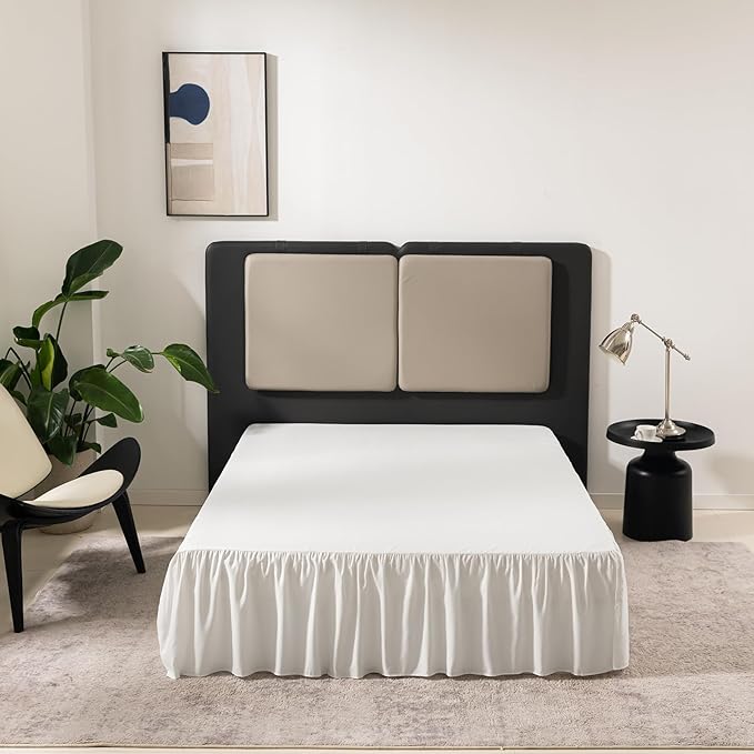 TSUTOMI Bed Skirt Twin Size Ruffled Bed Skirt by TSUTOMI