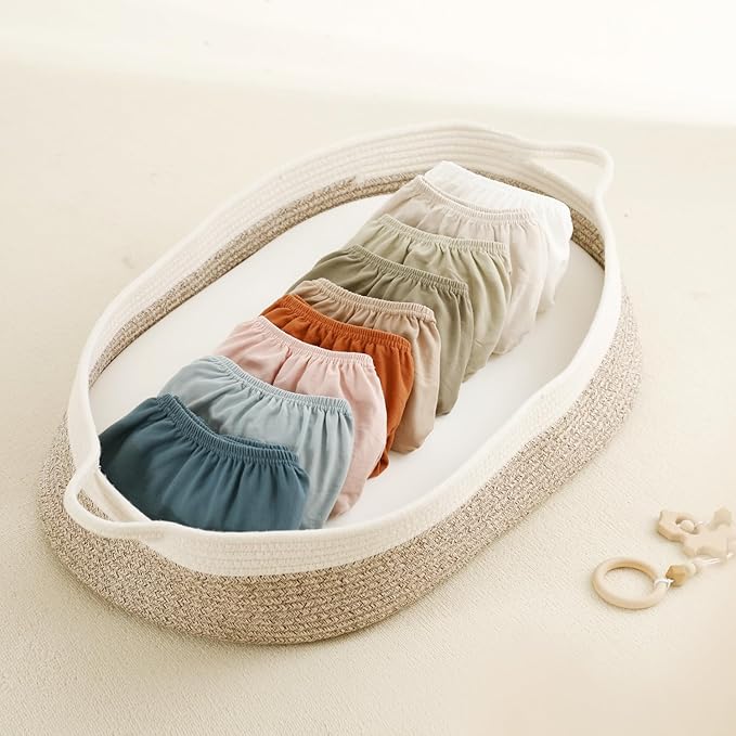 GRSSDER Stretchy Ultra Soft Fitted Bassinet Sheet 2 Pack, Universal Fit - Image 6
