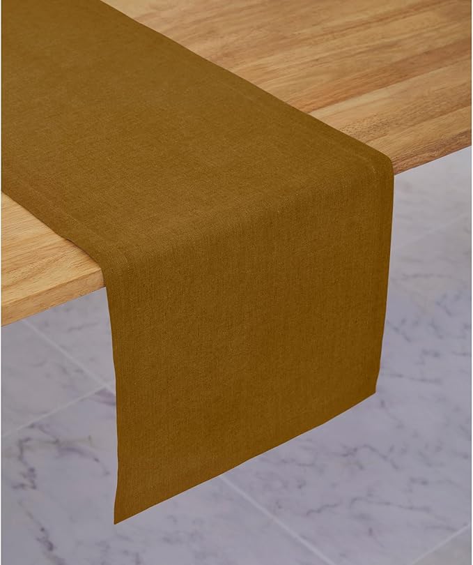 Solino Home Linen Table Runner 60 Inches by SolinoHome