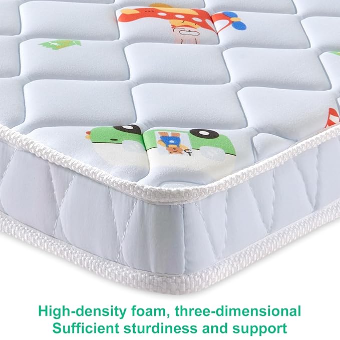 Premium Baby Mattress for Crib and Toddler Bed, 100% Knitted Fabric, Premium - Image 5