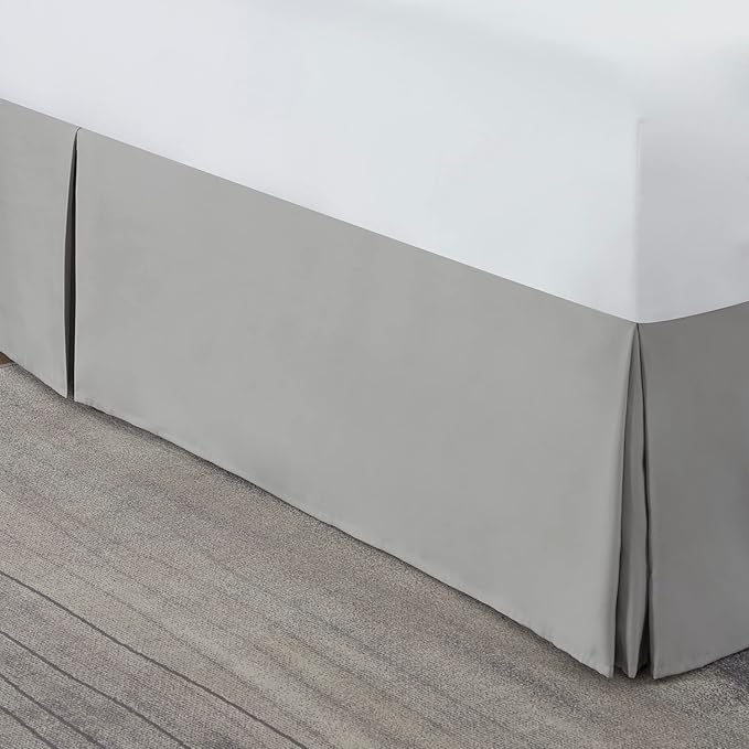 Nestl Silver Full XL Bed Skirt - Image 8