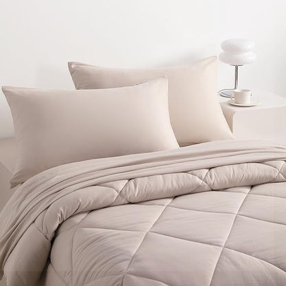 NTBAY Twin Comforter Set with Sheets, 5 Pieces Soft and Breathable Twin Bedding - Image 8