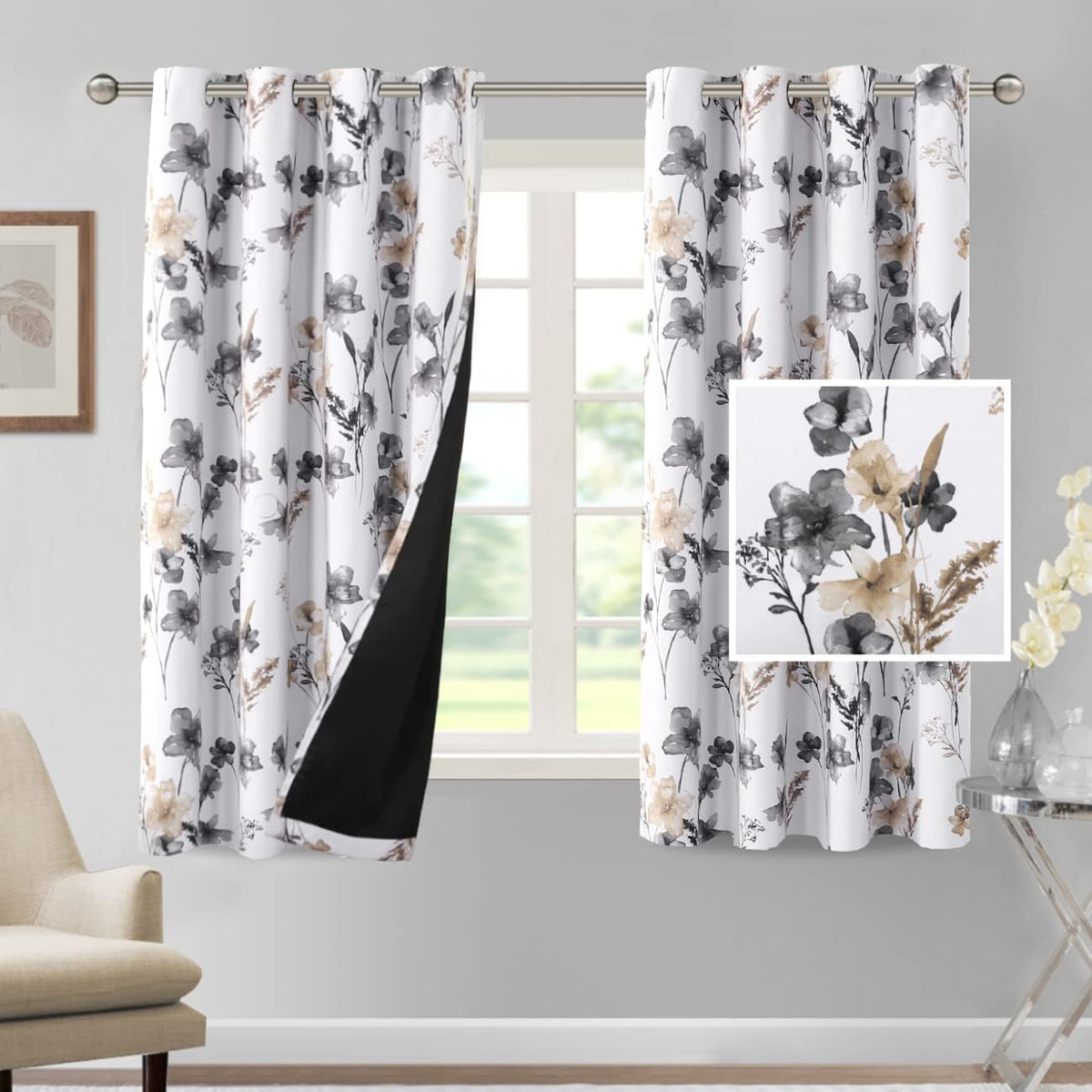 h.versailtex 100% blackout curtains 63 inch length 2, main product view